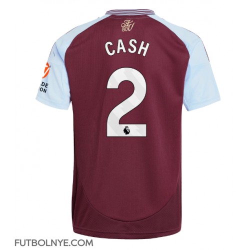 Camiseta Aston Villa Matty Cash #2 Primera Equipación 2024-25 manga corta